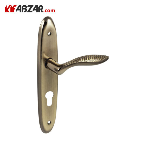 دستگیره در پلاکی ترووان مدل 1019 زیتونی