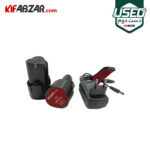 باتری و شارژر دریل پیچ گوشتی شارژی 12 ولت آروا مدل 5970 دست دوم