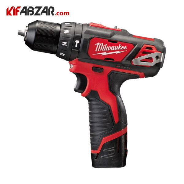 دریل پیچ گوشتی چکشی شارژی 12 ولت میلواکی مدل M12 BPD-202C دریل پیچ گوشتی چکشی شارژی 12 ولت میلواکی مدل M12 BPD-202C