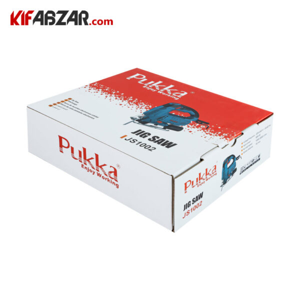 جعبه کارتنی اره عمودبر برقی دیمردار 600 وات پوکا مدل JS1002