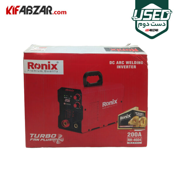 جعبه کارتنی اینورتر جوشکاری 200 آمپر رونیکس مدل RH-4604 دست دوم