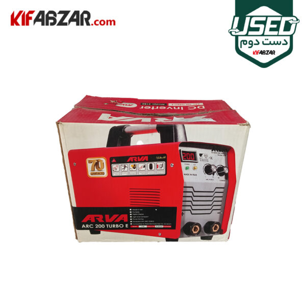 جعبه کارتنی اینورتر جوشکاری 200 آمپر TURBO E آروا مدل 2182 دست دوم