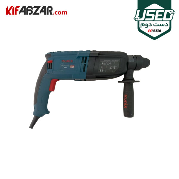 قیمت دریل بتن کن برقی سه کاره 850 وات رونیکس مدل 2700 دست دوم