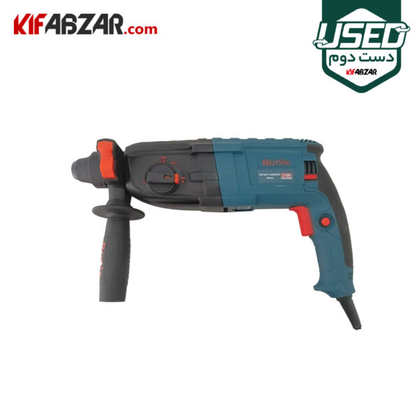 خرید دریل بتن کن برقی سه کاره 850 وات رونیکس مدل 2700 دست دوم