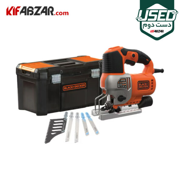 اره عمودبر برقی ۶۵۰ وات بلک اند دکر مدل BES610KA5-QS دست دوم