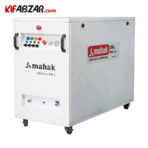 کمپرسور باد سایلنت باکس دار 200 لیتری محک مدل SI-AC200