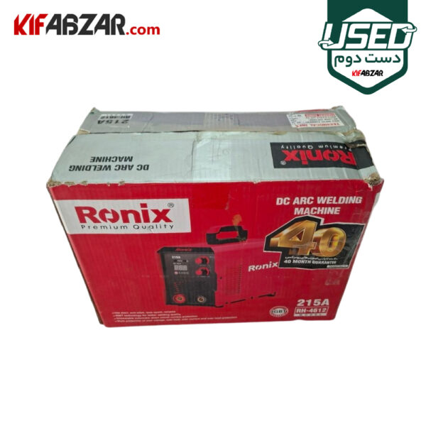 جعبه کارتنی اینورتر جوشکاری 215 آمپر رونیکس مدل RH-4612 دست دوم