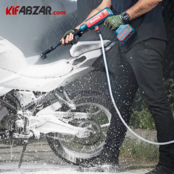 عکس کارواش شارژی 20 ولت رونیکس مدل 8628