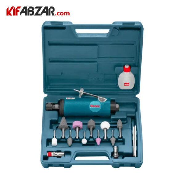 متعلقات کیت فرز انگشتی بادی 16 پارچه رونیکس مدل RA-1802
