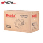 جعبه کارتنی پمپ آب بشقابی دو پروانه 1.5 اسب رونیکس مدل RH-4024