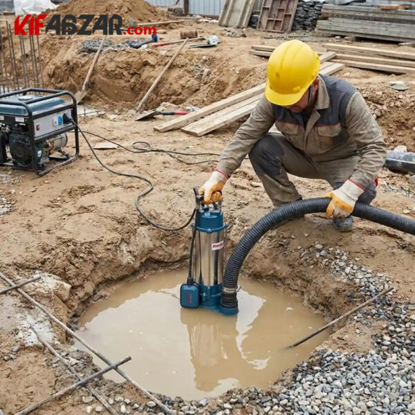 تصویر پمپ آب کفکش 2 اسب رونیکس مدل RH-4033