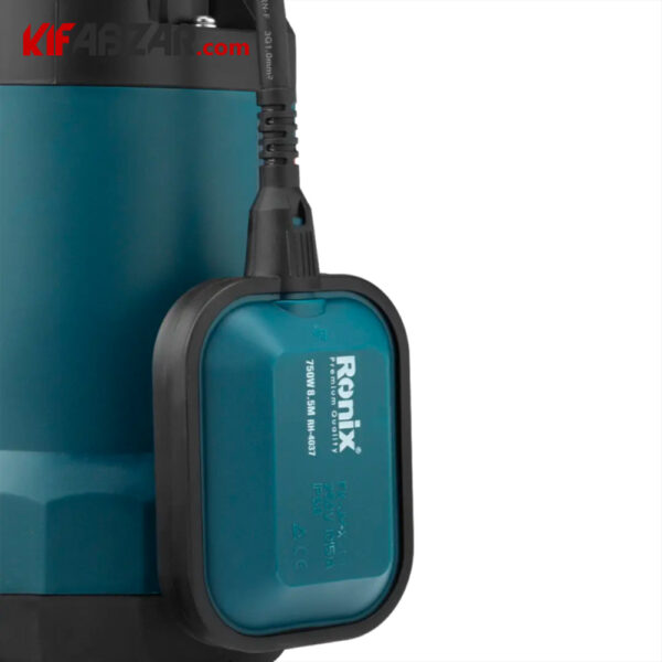 شناور پمپ آب کفکش 1 اسب رونیکس مدل RH-4037