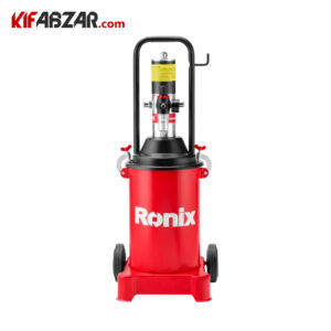 گریس پمپ سطلی چرخدار 12 لیتری رونیکس مدل RH-4307