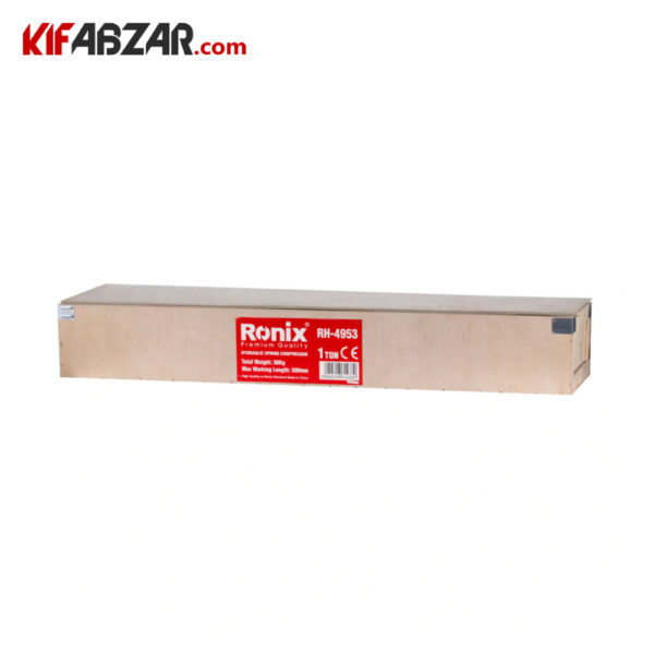 جعبه چوبی فنر جمع کن هیدرولیکی 1 تن رونیکس مدل RH-4953