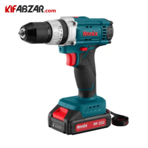 کیت 53 عددی دریل شارژی چکشی 20 ولت رونیکس مدل RS-8619