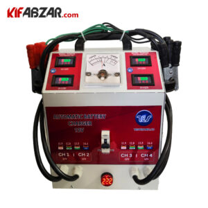 شارژر اتوماتیک 4 کاناله 12 ولت باتری خودرو تسترونیک مدل ASL-9000
