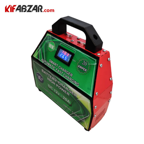 قیمت شارژر اتوماتیک 20 آمپر باتری خودرو تسترونیک مدل TES-16000